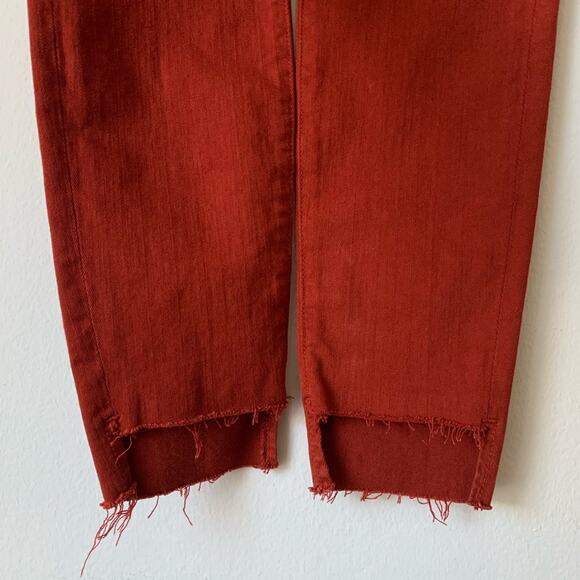 NWT FRAME Le High Skinny Jeans Raw Stagger Hem 24 - Picture 7 of 14